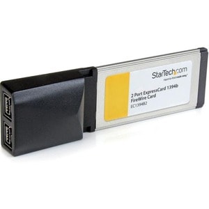 StarTech.com 2 Port ExpressCard FireWire Adapter Card - 2 Total Firewire Port(s) - 2 Firewire 800 Port(s) - PC