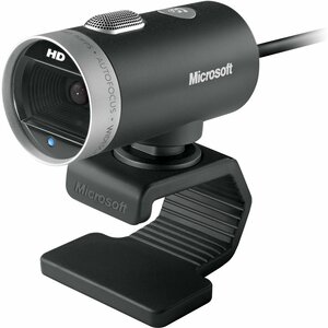 Cámara Web Microsoft LifeCam - 30fps - USB 2.0 - 5Megapíxel Interpolado - 1280 x 720 Vídeo - CMOS Sensor - Auto-foco - Pan