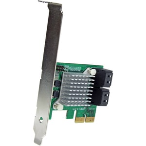 StarTech.com 4 Port PCI Express 2.0 SATA III 6Gbps RAID Controller Card with HyperDuo SSD Tiering - PCIe SATA 3 Controller