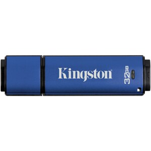 Kingston DataTraveler Vault 32 GB USB 3.0 Flash Drive - 250 MB/s Read Speed - 40 MB/s Write Speed - 5 Year Warranty