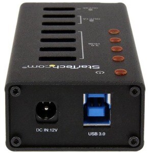 StarTech.com Hub USB 3.0 alimentato a 4 porte con 3 porte di ricarica USB dedicate (2 x 1A e 1 x 2A) - Box esterno in meta
