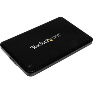 StarTech.com 2.5in USB 3.0 SATA Hard Drive Enclosure w/ UASP for Slim 7mm SATA III SSD/HDD - 1 x Total Bay - 1 x 2.5" Bay 