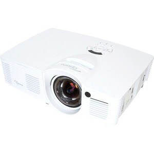Optoma EH200ST Full 3D 1080p 3000 Lumen DLP Short Throw Projector with 20,000:1 Contrast Ratio and MHL Enabled - 1920 x 10