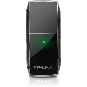 TP-Link Archer T2U IEEE 802.11ac Wi-Fi Adapter for Desktop Computer/Notebook - USB 2.0 - 600 Mbit/s - 2.40 GHz ISM - 5 GHz