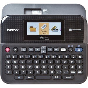 Brother P-touch PT-D600VP Electronic Label Maker - Thermal Transfer - 30 mm/s Mono - 180 x 360 dpi - Label, Tape3.50 mm, 6