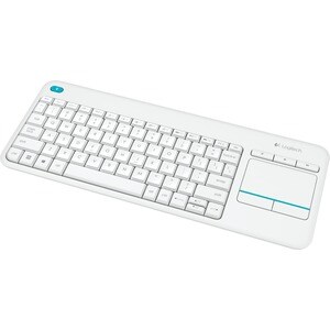 Tastiera Logitech K400 PlusWireless Connettività - USB Interfaccia - TouchPad - Italiano - QWERTY Layout - Bianco - RF Mut