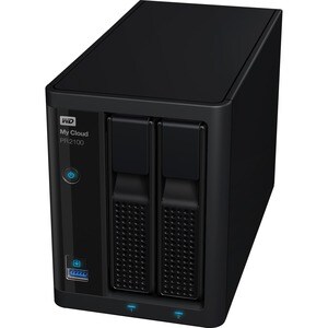 WD 0TB My Cloud PR2100 Pro Series Diskless Media Server with Transcoding, NAS - Network Attached Storage - Intel Pentium N