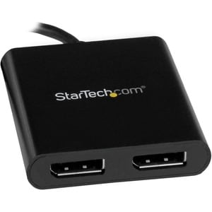 StarTech.com 2-Port Multi Monitor Adapter - USB-C to DisplayPort 1.2 Video Splitter - USB-C to Dual DP MST Hub - TB3 Compa