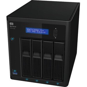 WDBNFA0400KBK-NESN WD My Cloud Pro Series PR4100 Media Server with Transcoding, NAS - Network Attached Storage - Intel Pen