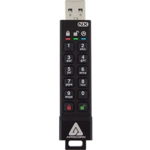 Apricon Aegis Secure Key 3NX: Software-Free 256-Bit AES XTS Encrypted USB 3.1 Flash Key with FIPS 140-2 level 3 validation