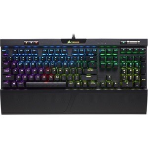 Corsair K70 RGB MK.2 Mechanical Gaming Keyboard - Cable Connectivity - USB 2.0 Type A Interface - 104 Key Stop, Previous T
