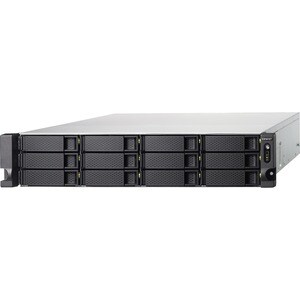 QNAP TS-1283XU-RP-E2124-8G 12 x Total Bays SAN/NAS Storage System - 4 GB Flash Memory Capacity - Intel Xeon E-2124 Quad-co