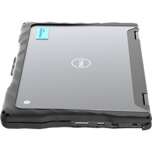 Gumdrop DropTech Dell 3100 2-in-1 Chromebook Case - For Dell Chromebook - Black - Drop Resistant, Shock Resistant - Thermo