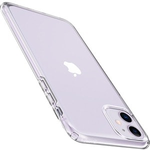 Spigen Liquid Crystal Case for Apple iPhone 11 Smartphone - Crystal Clear - Shock Absorbing - Thermoplastic Polyurethane (