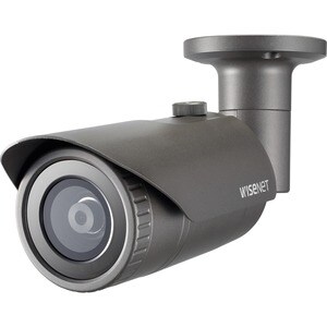 Wisenet QNO-8010R 5 Megapixel Outdoor Network Camera - Color, Monochrome - Bullet - 65.62 ft Infrared Night Vision - H.264