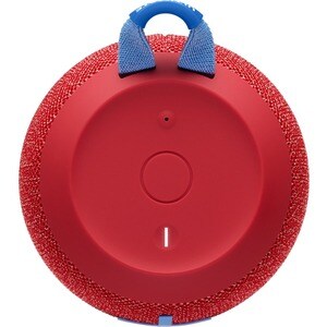Ultimate Ears WONDER­BOOM 2 Portable Bluetooth Speaker System - Radical Red - 75 Hz to 20 kHz - 360° Circle Sound - Batter