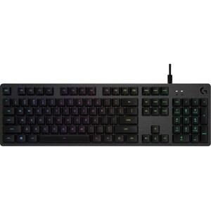 Logitech G512 Lightsync RGB Mechanical Gaming Keyboard - Cable Connectivity - USB 2.0 Interface - English - Windows, PC - 