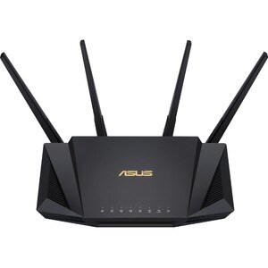 Asus RT-AX58U IEEE 802.11ax Ethernet Wireless Router - 2.40 GHz ISM Band - 5 GHz UNII Band - 4 x Antenna(4 x External) - 3