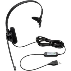 Nuance Dragon 15.0 USB Standalone Headset - Mono - USB - Wired - Over-the-head - Monaural - Supra-aural - Noise Cancelling