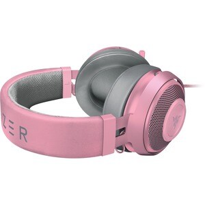 Auriculares de gaming Razer Kraken Cableado Sobre la cabeza - Cuarzo rosa - Binaural - Cerrado - 32Ohm - 12Hz a 28kHz - 13