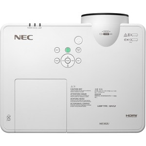 NEC Display NP-ME403U LCD Projector - 16:10 - White - 1920 x 1200 - Ceiling, Front, Rear - 1080p - 10000 Hour Normal Mode 