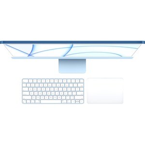 iMac 24in Retina 4.5K - Blue - M1 (8-core CPU / 7-core GPU) - 8GB unified memory - 256GB SSD - Magic Mouse - Magic Keyboar