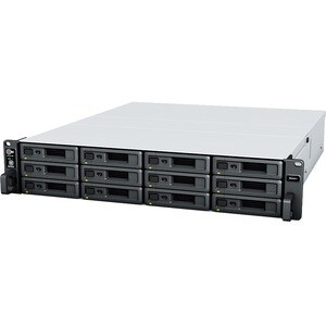 Synology RackStation RS2421+ 12 x Total Bays SAN/NAS Storage System - AMD Ryzen V1500B Quad-core (4 Core) 2.20 GHz - 4 GB 