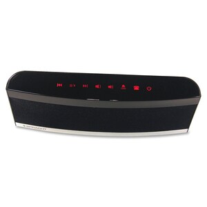 Spracht BluNote PRO 2.0 Portable Bluetooth Speaker System - 4.4 W RMS - Black - Bluetooth - Microphone, Passive Radiator, 