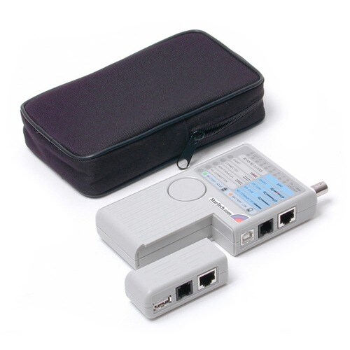 StarTech.com StarTech.com Professional Multi Function RJ45 RJ11 USB and BNC Cable Tester - Remote Cable Tester - Network t
