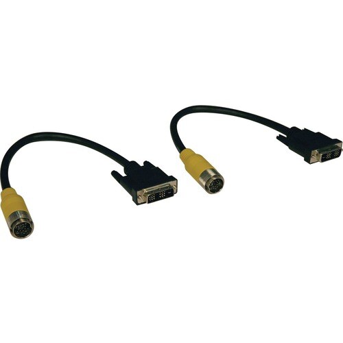 Tripp Lite Easy Pull Home Theatre DVI Cable Kit-DVI-D Single Link M/M - 1 ft DIN/DVI Video Cable for Video Device - First 