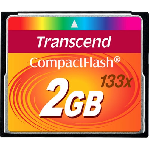 Transcend 2GB CompactFlash Card (133x) - 2 GB