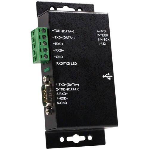 StarTech.com USB serial adapter - RS422 - RS485 - Industrial - serial - 1 port - Add an R422/485 serial port to your lapto