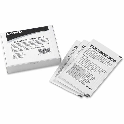 Dymo Cleaning Cards - For Printer Head - 10 / Box