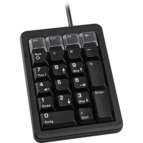 CHERRY G84-4700 Programmable Keypad - Cable Connectivity - USB Interface - English (US) - ML Keyswitch - Black