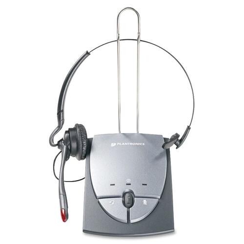 Plantronics S12 Convertible Headset with Amplifier - Mono - Wired - Over-the-head, Over-the-ear - Monaural - Circumaural -
