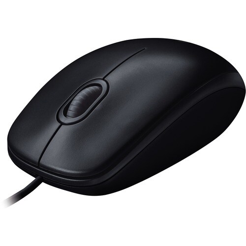 Logitech M90 Mouse - USB - Optical - Cable - 1000 dpi - Scroll Wheel - Symmetrical