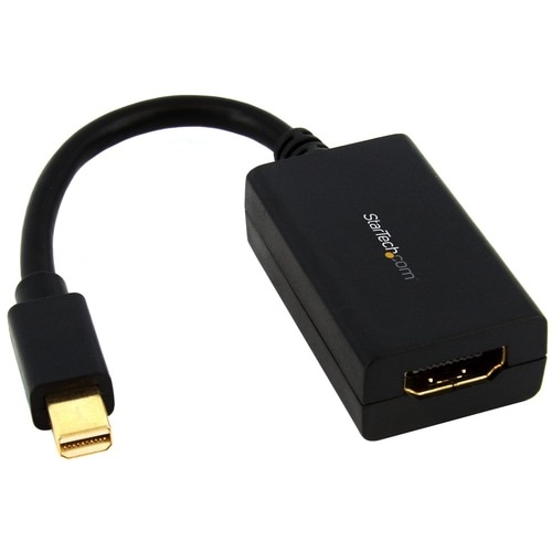 StarTech.com Adaptador Conversor de Vídeo Mini DisplayPort DP a HDMI - 1920x1200 - Cable Convertidor Pasivo - Extremo prin