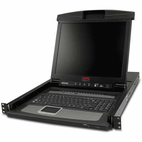 APC by Schneider Electric AP5816 LCD Rack Console with Analog - 16 Computer(s) - 43.2 cm (17") - TouchPad