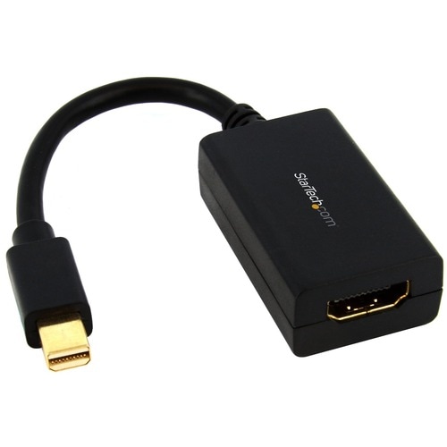 StarTech.com Mini DisplayPort to HDMI Adapter - 1080p - Passive - Thunderbolt to HDMI Monitor Adapter - Mini DP Converter 