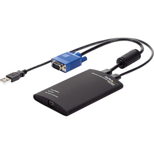 StarTech.com Crash Cart Adapter - 1920 x 1200 - Portable Laptop USB 2.0 to KVM Console (NOTECONS01) - Turn any laptop into