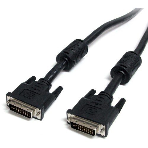 15 ft DVI-I Dual Link Digital Analog Monitor Cable M/M - Male to Male DVI-I Dual Link Cable - Black 15 Feet - 2560x1600