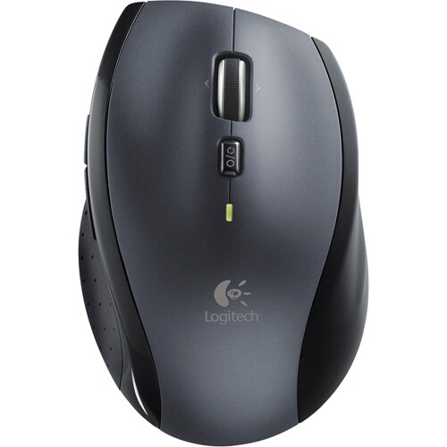 Logitech M705 Mouse - Radio Frequency - USB - Laser - 3 Button(s) - Silver - Wireless - Scroll Wheel - Right-handed Only