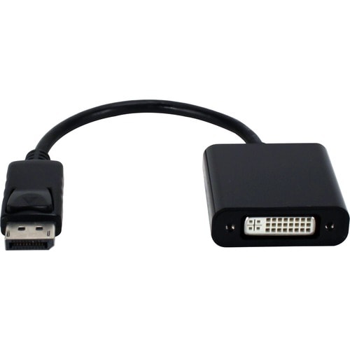 QVS Video Adapter - 1 x DisplayPort DisplayPort 1.1 Digital Audio/Video Male - 1 x DVI (Dual-Link) Video Female - Black