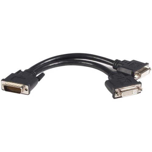 StarTech.com DMS 59 to Dual DVI I - 8in - DMS 59 to 2x DVI - Y Cable - DVI Splitter Cable - Monitor Splitter Cable - DMS 5