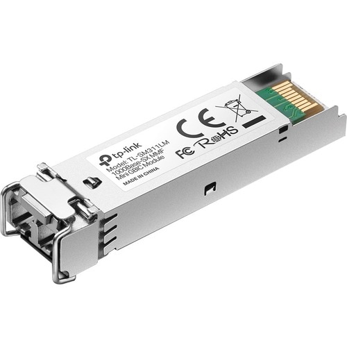 TP-Link TL-SM311LM SFP (mini-GBIC) - 1 x LC 1000Base-SX Network - For Data Networking, Optical Network - Optical Fiber - 5
