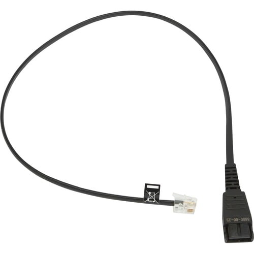 Jabra Headset Adapter Cable - Audio Cable - First End: Quick Disconnect - Second End: RJ-11 Phone - Male