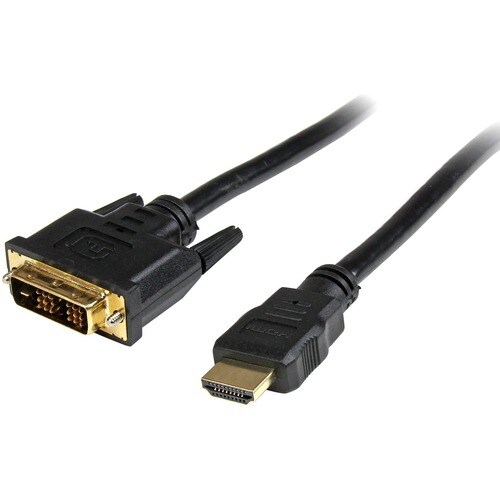 StarTech.com 15 ft HDMI to DVI-D Cable - M/M - First End: 1 x 19-pin HDMI Digital Audio/Video - Male, Digital Audio/Video 
