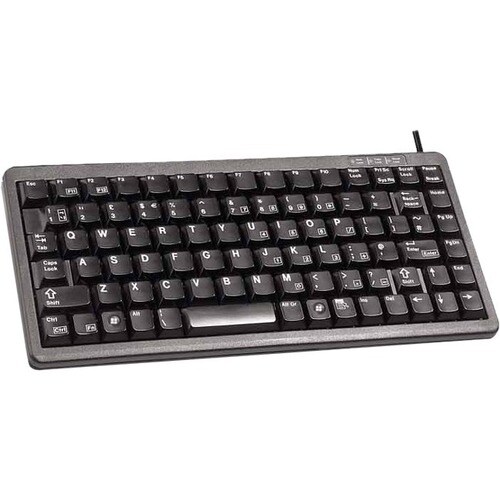 Compact Keyboard 83 Keys Lasered Black USB/PS2 Combo
