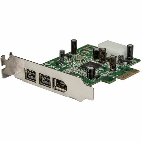 StarTech.com 3 Port 2b 1a Low Profile 1394 PCI Express FireWire Card Adapter - PCI Express 1394a - PCIe FireWire 400 Card 