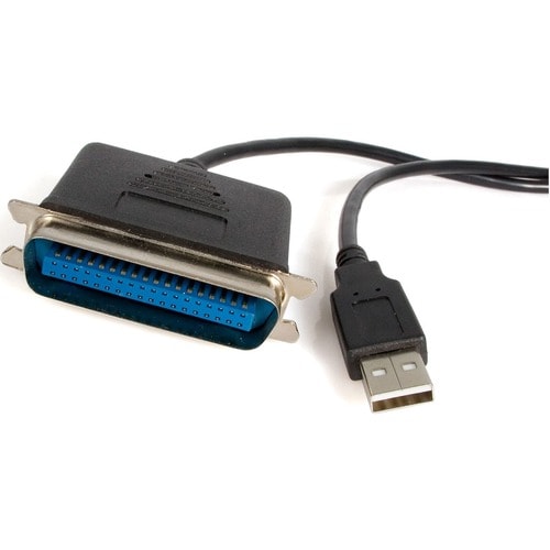 6 ft USB to Parallel Printer Adapter - M/M - First End: 1 x 36-pin Centronics Male Parallel - Second End: 1 x 4-pin Type A